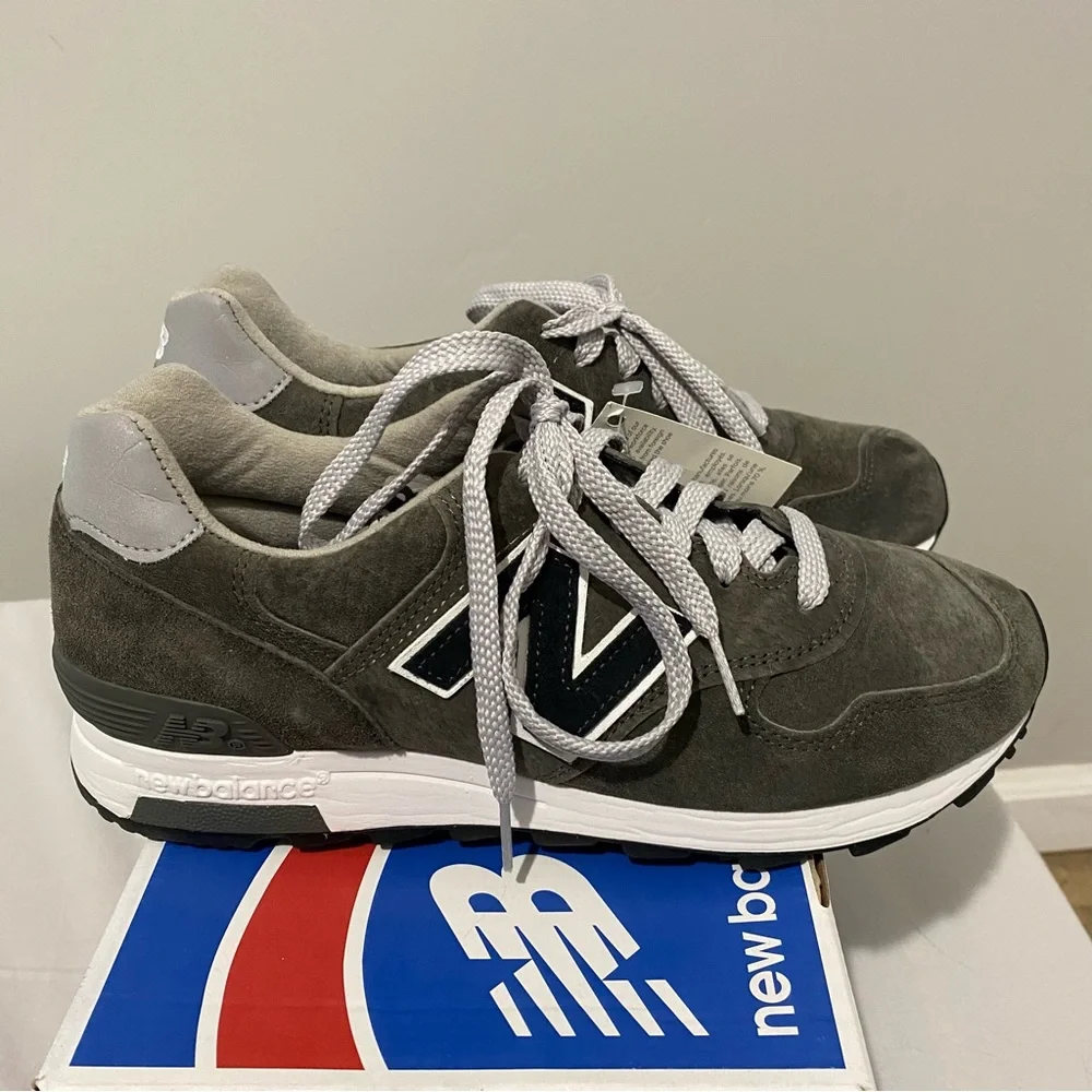 New Balance for J.Crew 1400 sneakers, military grey, men's size 7 US - Picture 12 of 12